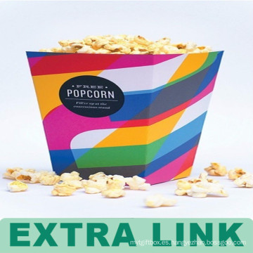 Recyclable Wholesale Custom Custom Plain Popcorn Box